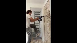 Machine Stuck in the Wall