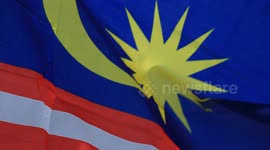 The Jalur Gemilang flag, the Malaysian flag