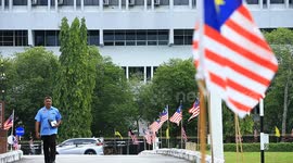 The Jalur Gemilang flag, the Malaysian flag