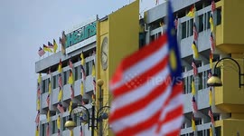 Jalur Gemilang and Negeri Sembilan flag