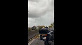 Motorcyclist Captures Deadly Tornado Tearing Through Ermont, France