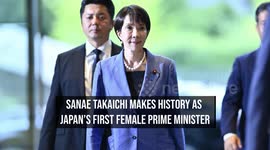 Sanae Takaichi Makes History As Japan's First Female Prime Minister