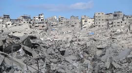 Thousands of Palestinians return to northern Gaza, find their homes in ruins
