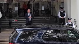 Boris Johnson leaves Covid 19 Inquiry