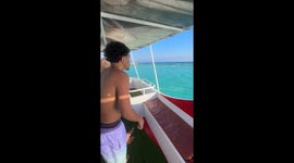 Epic Fail: Yacht Jump Gone Wrong - Hilarious Waterslide Mishap!