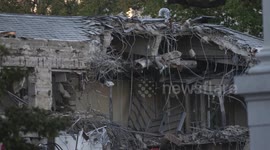 UNCAPTIONED: East Wing Demolished as Trump Begins $250 Million White House Ballroom Project