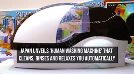 Japan unveils 'human washing machine' that cleans, rinses and relaxes you automatically
