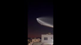 Falcon Rocket Passes Through Nogales, Sonora