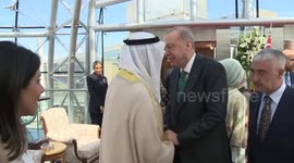 Turkish president meets Kuwaiti emir in Kuwait City