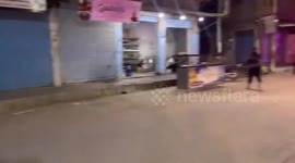 Syria: A display of the Syrian Internal Security Forces in the city of Al Mayadin in the eastern Deir Ezzor countryside, as part of efforts to enhance readiness and increase the security presence in the city