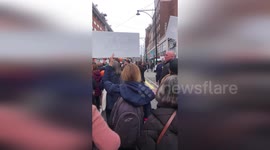 UK: Determined Crowd Marches Through Central London Against Digital ID