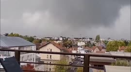 France: Family Spots Approaching EF2 Tornado Over Ermont
