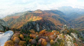 Türkiye: DRONE - Autumn paints Türkiye’s Uludag in vivid tones