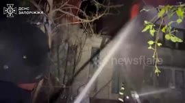 9 injured in Russian overnight attack on Zaporizhzhia, Ukraine says