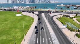 Qatar: Turkish president meets Qatari emir in Doha on official visit