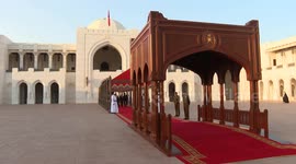Oman: Erdogan welcomed with official ceremony by Sultan Haitham in Oman (3)