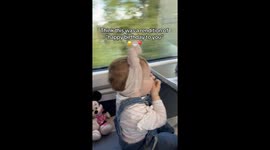 Join 1 year old Annie on her first ever train journey! She’s so vocal about what she sees along the way!