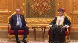 Turkish President Erdogan meets Omani sultan in Muscat