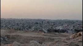 Massive destruction left by the Israel's occupation in Jabalia, Gaza