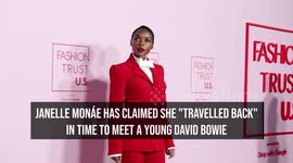 IN CASE YOU MISSED IT: Janelle Monáe claims she 'travelled back' in time to meet David Bowie