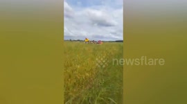 Pilot, 19, and passenger, 18, killed when plane crashes into rice fields