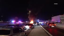 US, Phoenix: Phoenix I-17 Fiery Crash