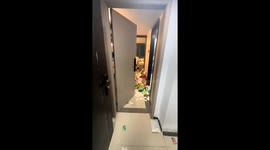 Tenant leaves apartment in extreme mess in Hangzhou, China