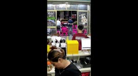 Car reverses into milk tea store causing major damage in Hainan, China