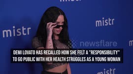 Demi Lovato 'felt responsibility' to publicly address health and substance abuse struggles