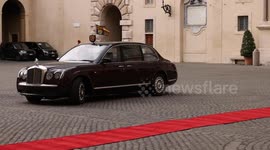 King Charles III, Queen Camilla meet Pope Leo XIV at Vatican
