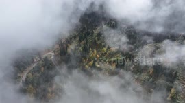 Autumn colors, mist create enchanting scenes in Türkiye’s Trabzon highlands