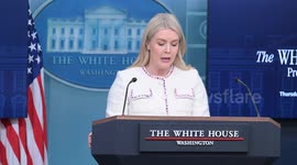 US: White House Press Secretary holds briefing in Washington