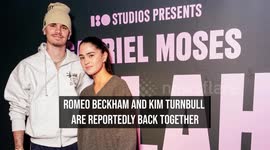 Romeo Beckham and Kim Turnbull reportedly back together
