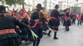 Madrid's Woolly Invasion: Witness the Ancient Sheep Migration Through the City!