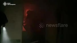 Russian airstrike on Kherson kills two, injures 15
