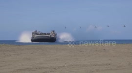 US Marines launch amphibious assault drills in Puerto Rico