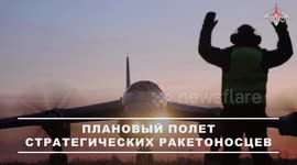 2 Russian strategic bombers conduct flight over Sea of Japan