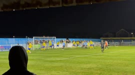Moment goalie scores last-gasp equaliser - before saving two pens to win cup tie