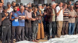 Over 120 Palestinians reburied in Gaza after being laid to rest in temporary graves amid Israeli genocide