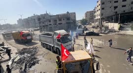 Turkish NGO continues debris removal effort in Gaza to support recovery