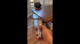 Blue laser has ultimate power enough to pop a balloon from 5 feet away