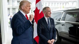 UNCAPTIONED: Trump Cuts Off Trade Talks With Canada Over “Fraudulent” Reagan Ad