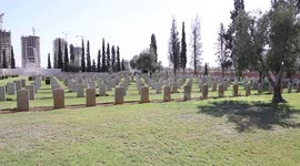 Syria: Graves of World War Soldiers at the British War Cemetery in Damascus, Syria