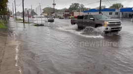 Severe Flooding Turns West 12th Street Into Raging Waterway In Erie