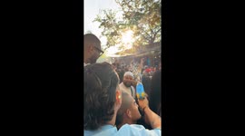 Raver Mesmerized by Bubbles