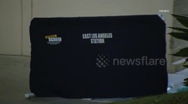 US, Los Angeles: East Los Angeles Fatal Shooting In City Terrace Park