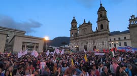 Colombian President Petro responds to US sanctions in rally with supporters