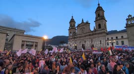 Colombia: Colombian President Petro responds to US sanctions in rally with supporters