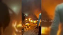 Settlers Set Palestinian Homes and Vehicles Ablaze in West Bank Village