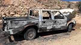 Illegal settlers torch Palestinian vehicles in West Bank village